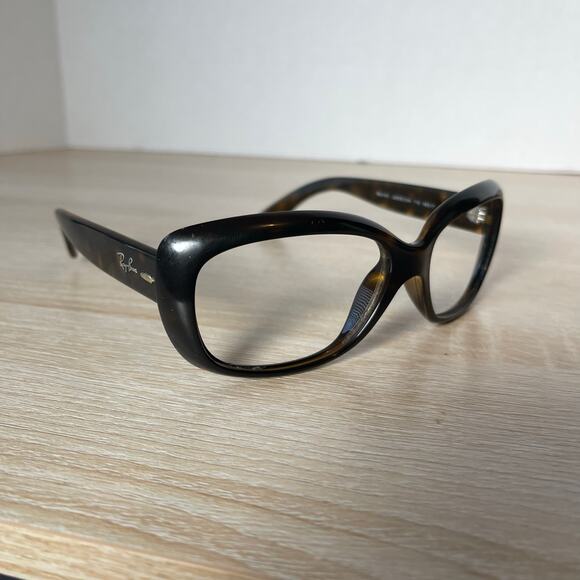 Ray-Ban JACKIE OHH RB4101 710 Cat Eye Tortoise Italy FRAMES ONLY 58-17-135 - Picture 1 of 8